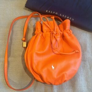 Polo Ralph Lauren Leather Pony Pouch